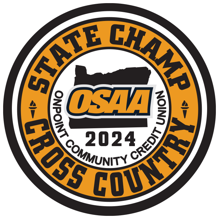 CHAMP Patch - OSAA 2023-2024 State Championships - Gold/Black