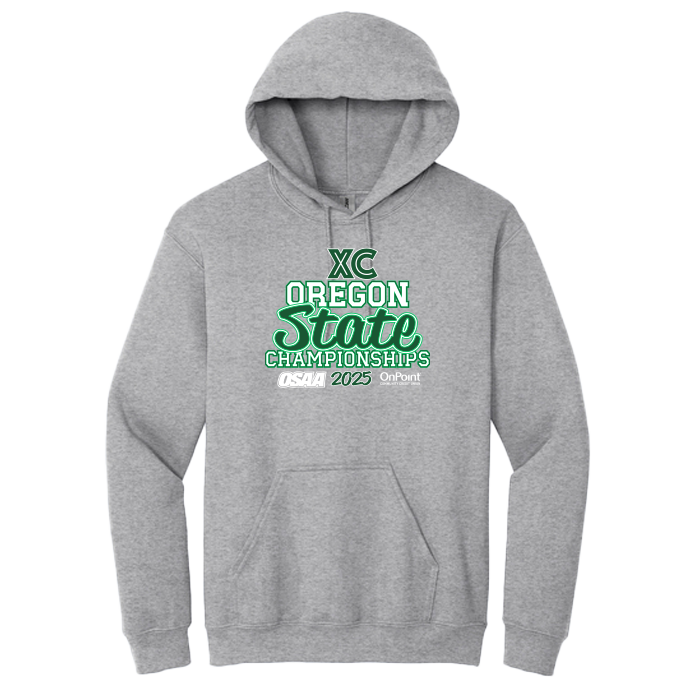 Hoodie - OSAA 2025 State Cross Country - Athletic Heather