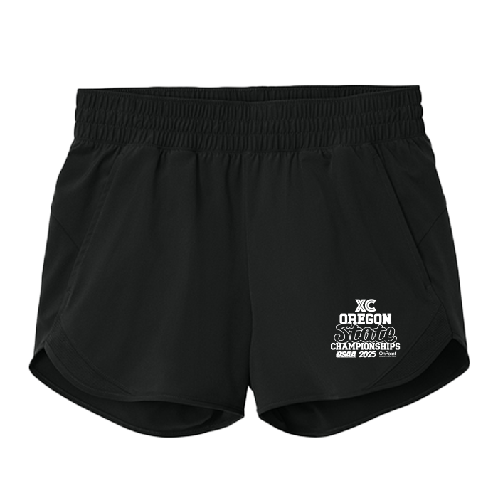 Ladies Shorts - OSAA 2025 State Cross Country - Black