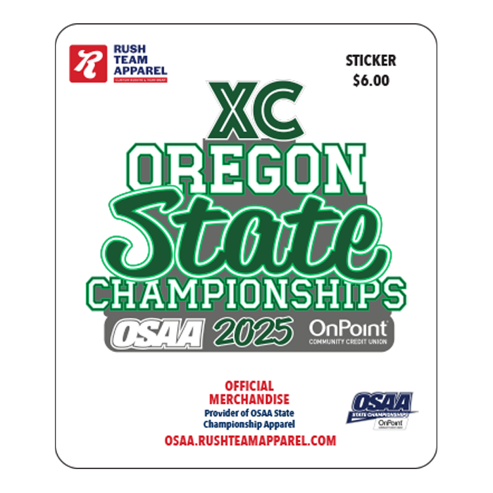 Sticker - OSAA 2025 State Cross Country