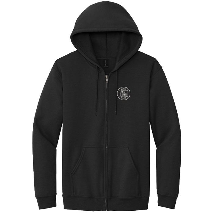 Mt. Angel Oktoberfest 2026 - Full Zip Hoodie - Black