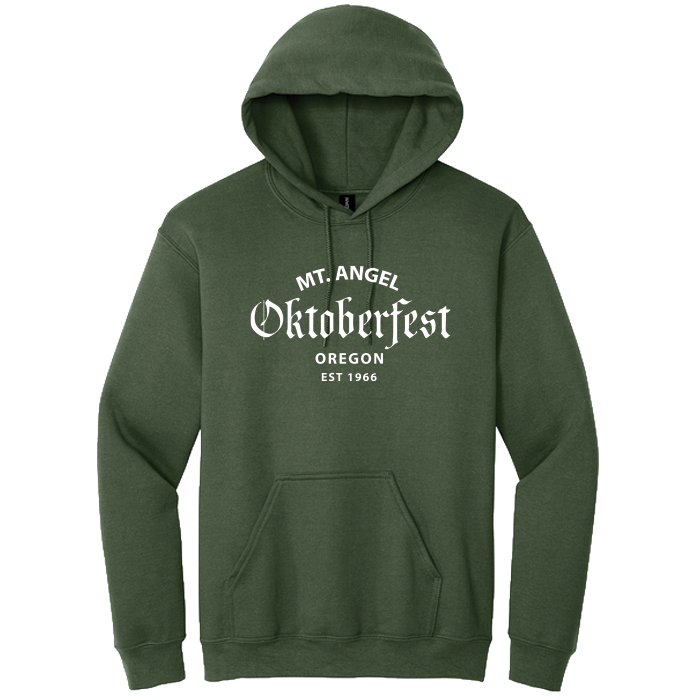 Mt. Angel Oktoberfest 2026 - Hoodie - Military Green