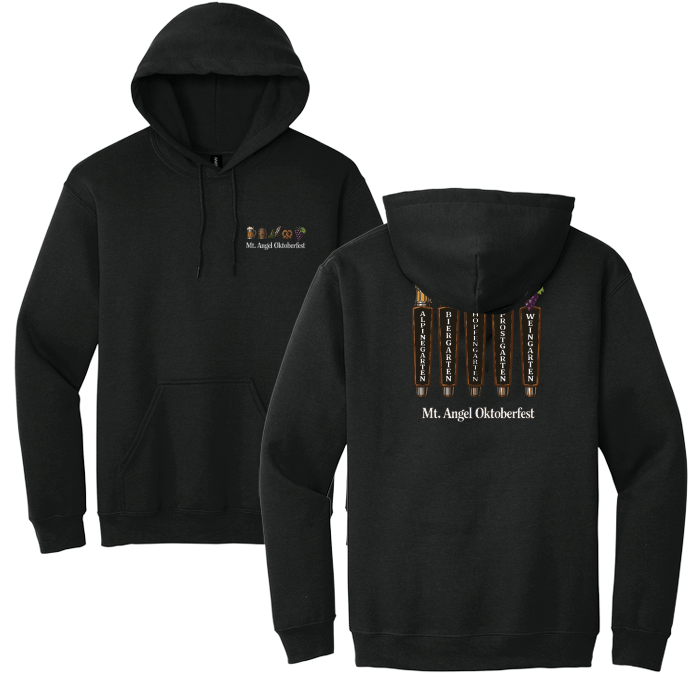 Mt. Angel Oktoberfest 2026 - Hoodie - Black
