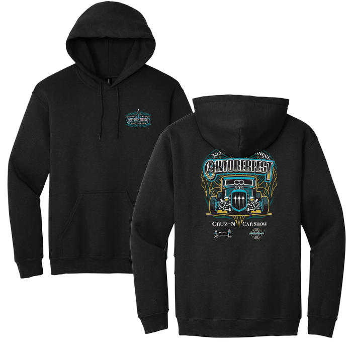 Hoodie - Mt. Angel Cruz n' Car Show - Black