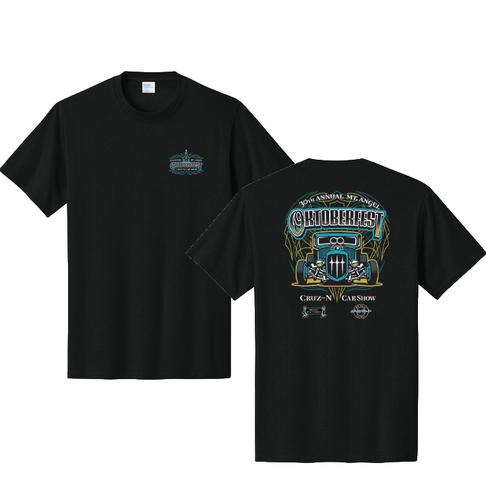 Short Sleeve - Mt. Angel Cruz n' Car Show - Black