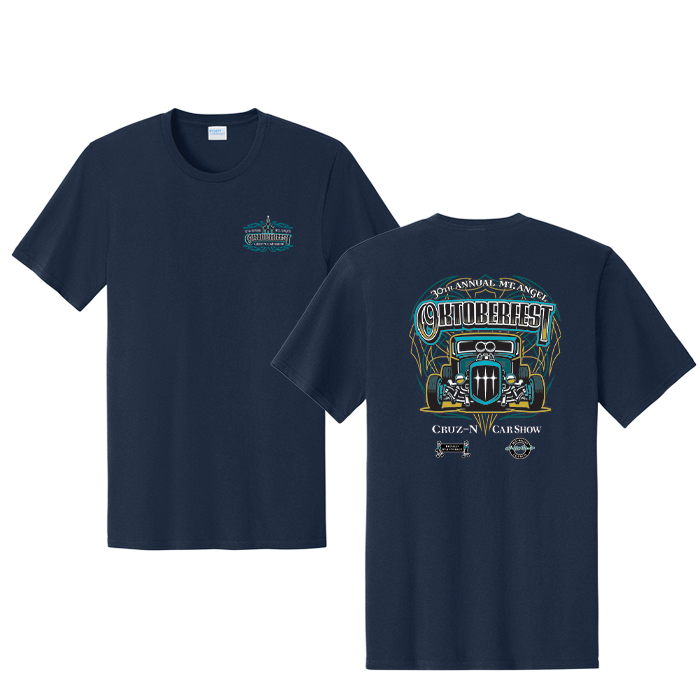 Short Sleeve - Mt. Angel Cruz n' Car Show - Navy