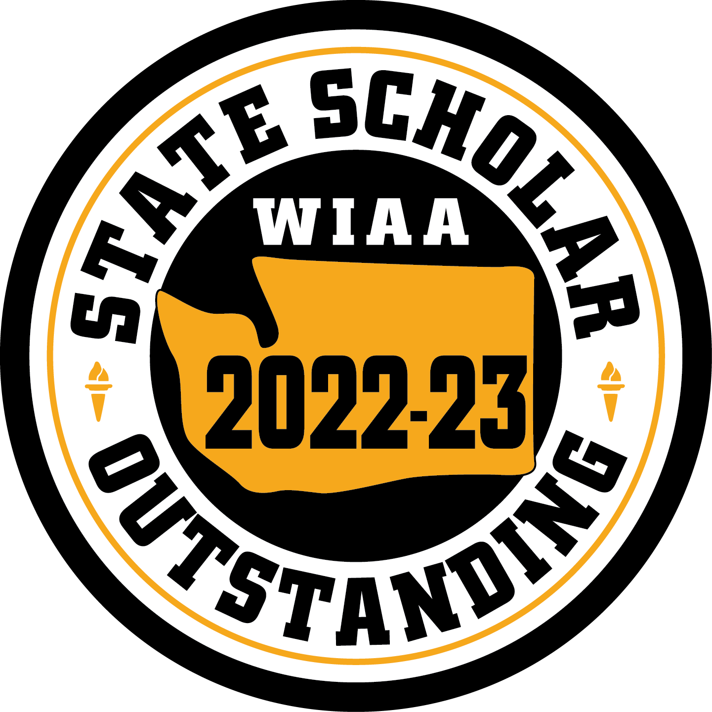 Outstanding Scholar Athlete Patch - WIAA 2022-2023 State Championships