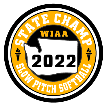 CHAMP Patch - WIAA 2022-2023 State Championships - Gold/Black