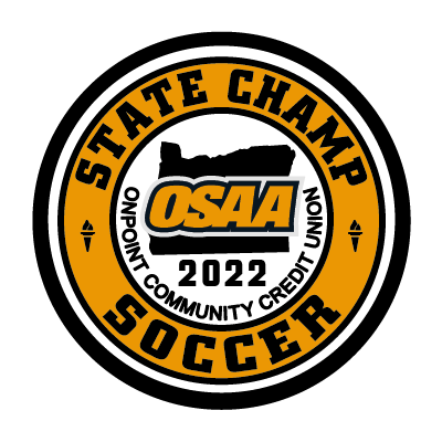 CHAMP Patch - OSAA 2022-2023 State Championships - Gold/Black