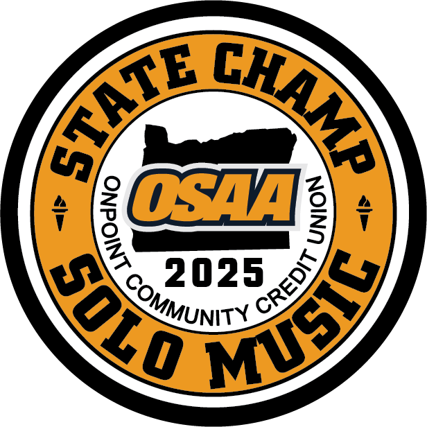 CHAMP Patch - OSAA 2024-2025 State Championships - Gold/Black