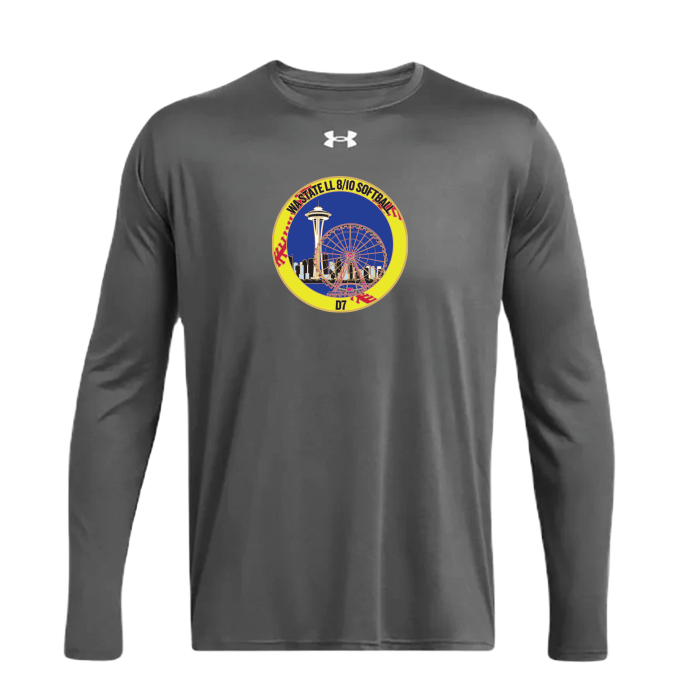 Long Sleeve - WA D7 Little League Softball - Graphite