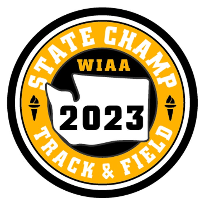 CHAMP Patch - WIAA 2022-2023 State Championships - Gold/Black