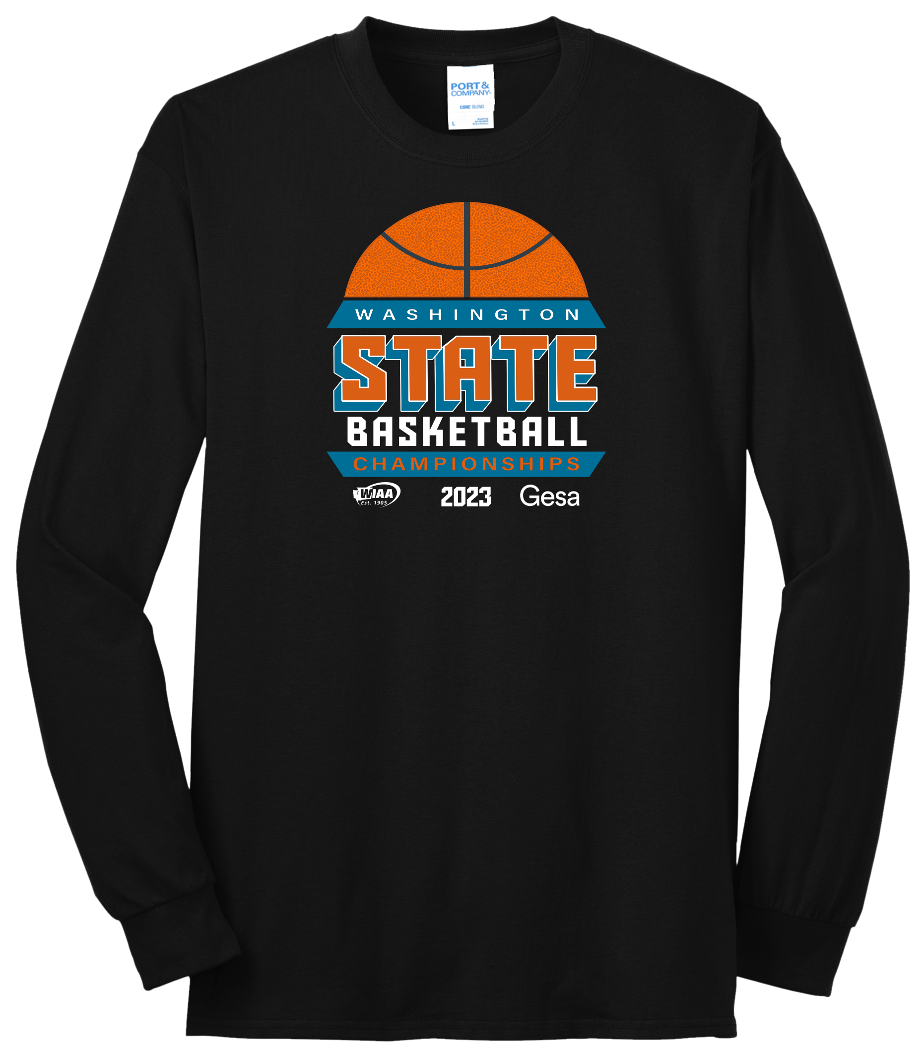 Long Sleeve - WIAA 2022-2023 State Championships - Black