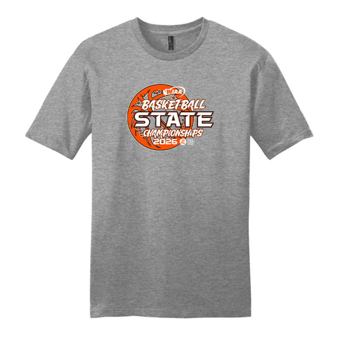 Short Sleeve - WIAA 2026 State Basketball - Grey Frost