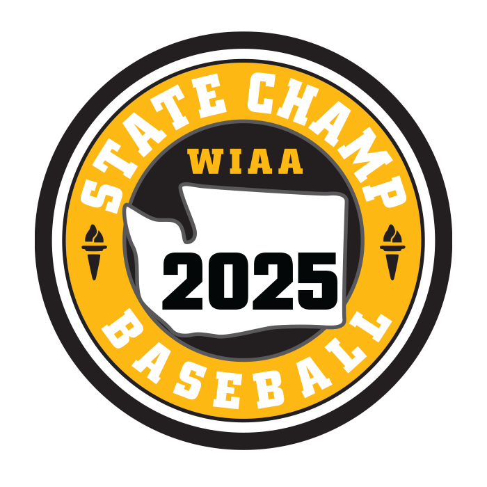CHAMP Patch - WIAA 2024-2025 State Championships - Gold/Black