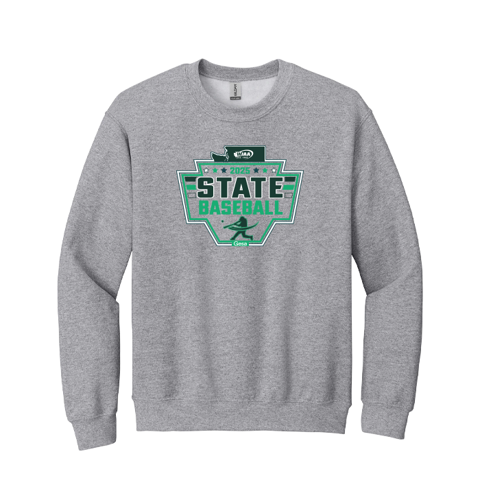 Crewneck - WIAA 2024-2025 State Championships - Light Grey