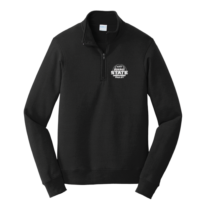Fleece 1/4 Zip - WIAA 2026 State Baseball - Black