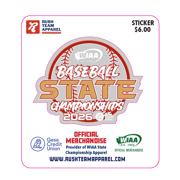 Sticker - WIAA 2026 State Baseball