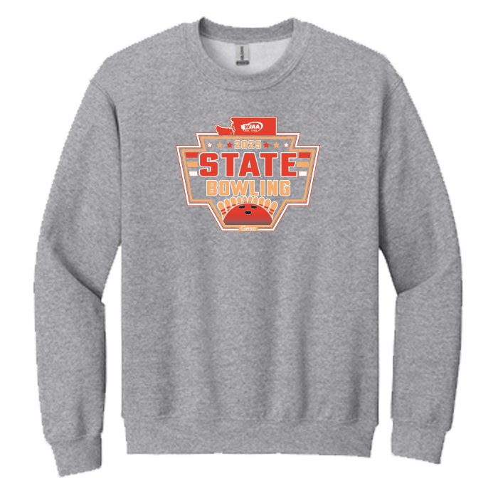 Crewneck - WIAA 2024-2025 State Championships - Light Grey
