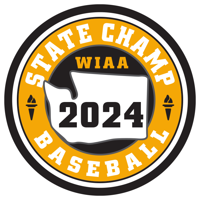 CHAMP Patch - WIAA 2023-2024 State Championships - Gold/Black