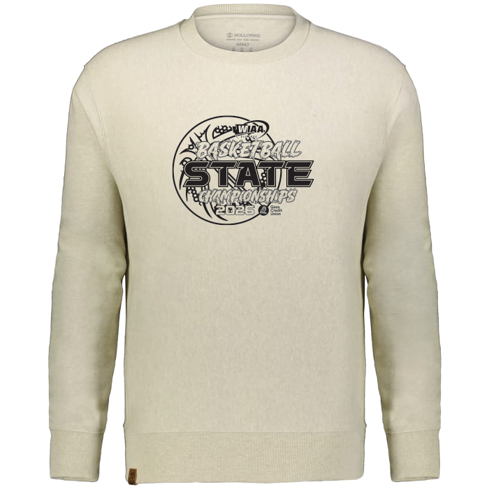 Heavyweight Crewneck - WIAA 2026 State Basketball - Vintage Birch Heather