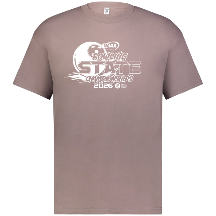 Oversize Short Sleeve - WIAA 2026 State Bowling - Shitake