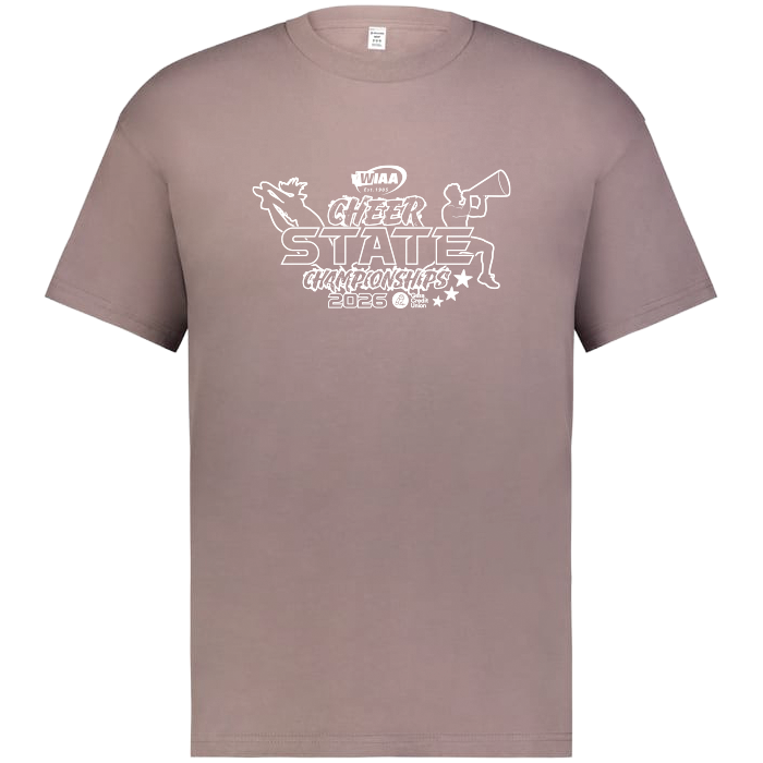 Oversize Short Sleeve - WIAA 2026 State Cheerleading - Shitake