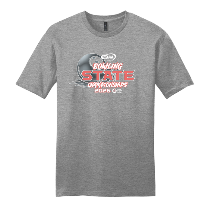 Short Sleeve - WIAA 2026 State Bowling - Grey Frost