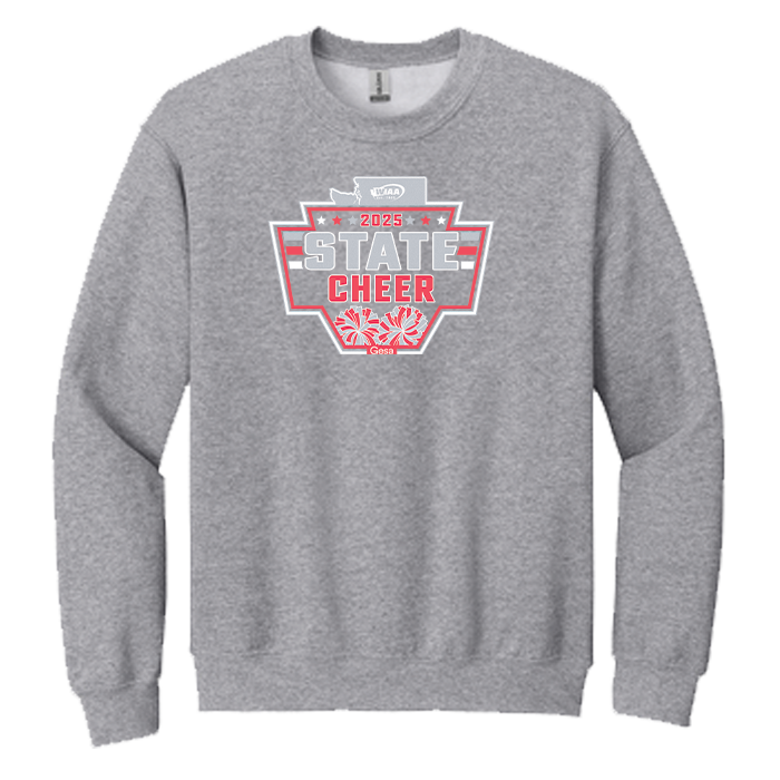 Crewneck - WIAA 2024-2025 State Championships - Light Grey