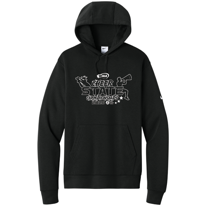 Nike Hoodie - WIAA 2026 State Cheerleading - Black