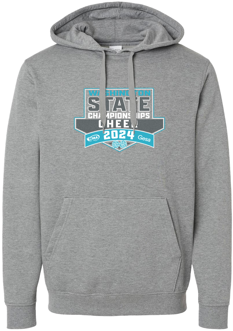 Hoodie - WIAA 2023-2024 State Championships - Light Grey
