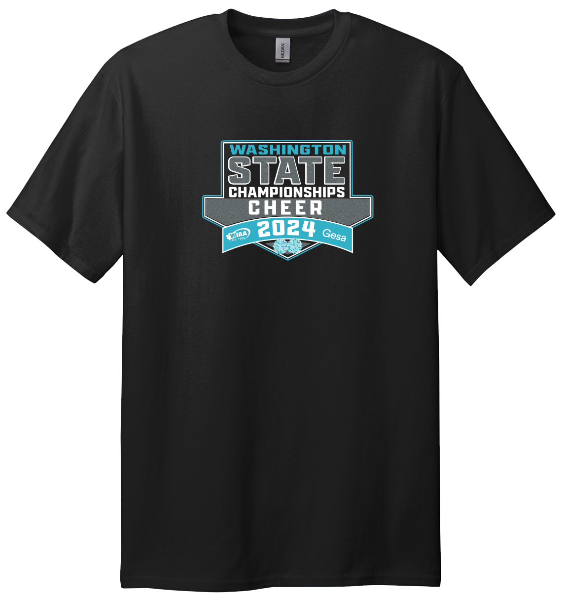 Short Sleeve- WIAA 2023-2024 State Championships - Black