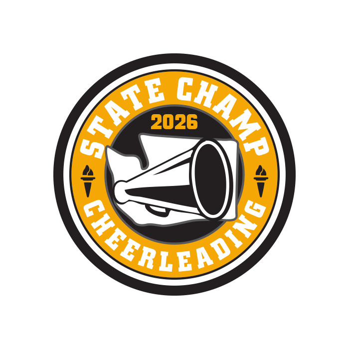 CHAMP Patch - WIAA 2026 State Cheerleading