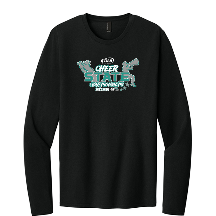 Long Sleeve - WIAA 2026 State Cheerleading - Black