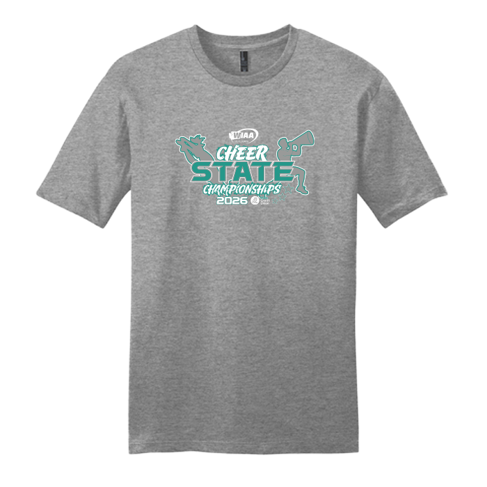Short Sleeve - WIAA 2026 State Cheerleading - Grey Frost