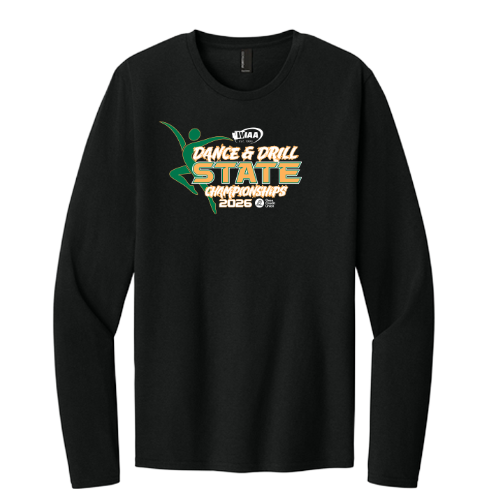 Long Sleeve - WIAA 2026 State Dance & Drill - Black