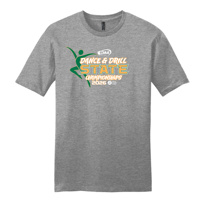 Short Sleeve - WIAA 2026 State Dance & Drill - Grey Frost