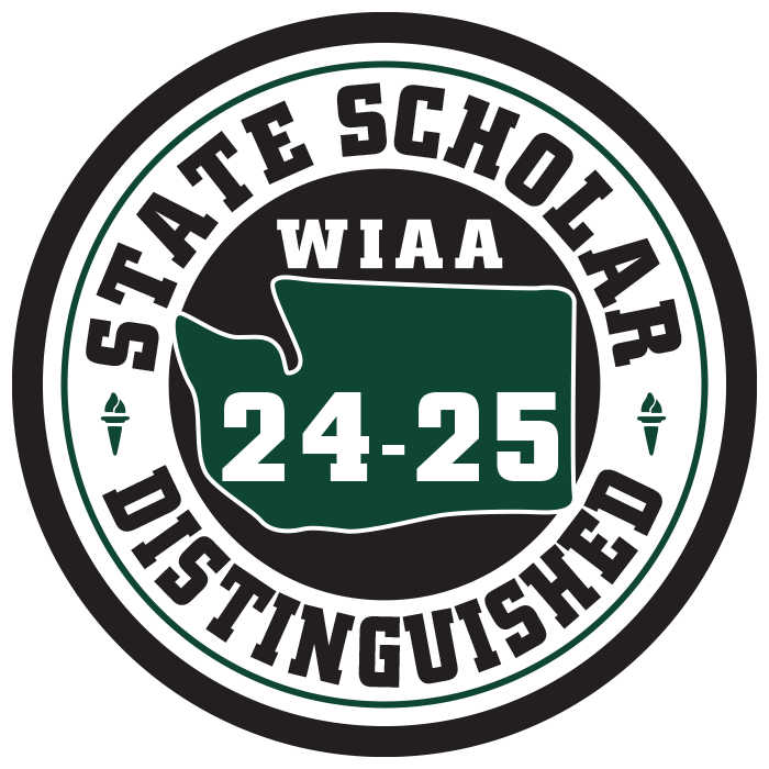 Distinguished Scholar Athlete Patch - WIAA 2024-2025 State Championships