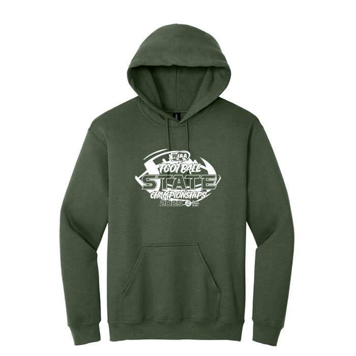 Premium Hoodie - WIAA 2025 State Football - Military Green