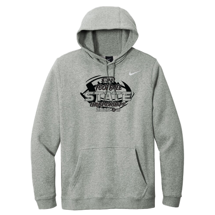 Nike Hoodie - WIAA 2025 State Football - Dark Grey Heather