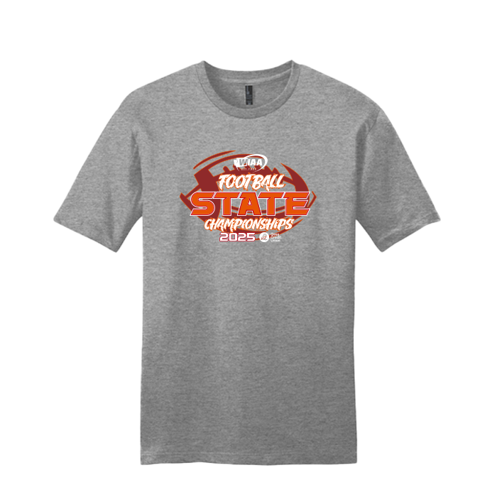 Short Sleeve - WIAA 2025 State Football - Grey Frost