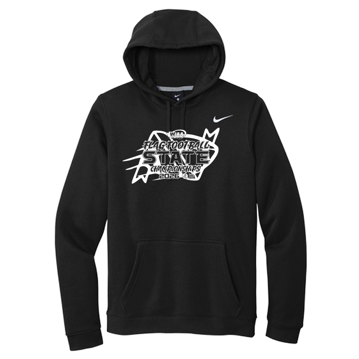 Nike Hoodies - WIAA State Girls Flag Football 2026 - Black