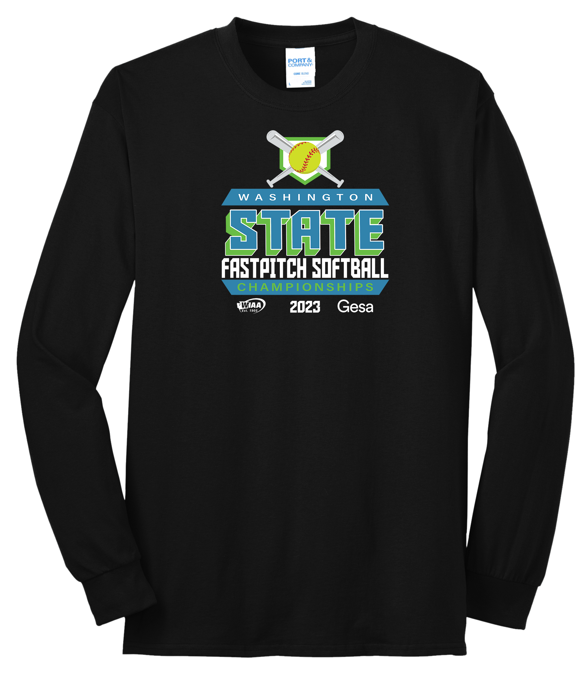 Long Sleeve - WIAA 2022-2023 State Championships - Black