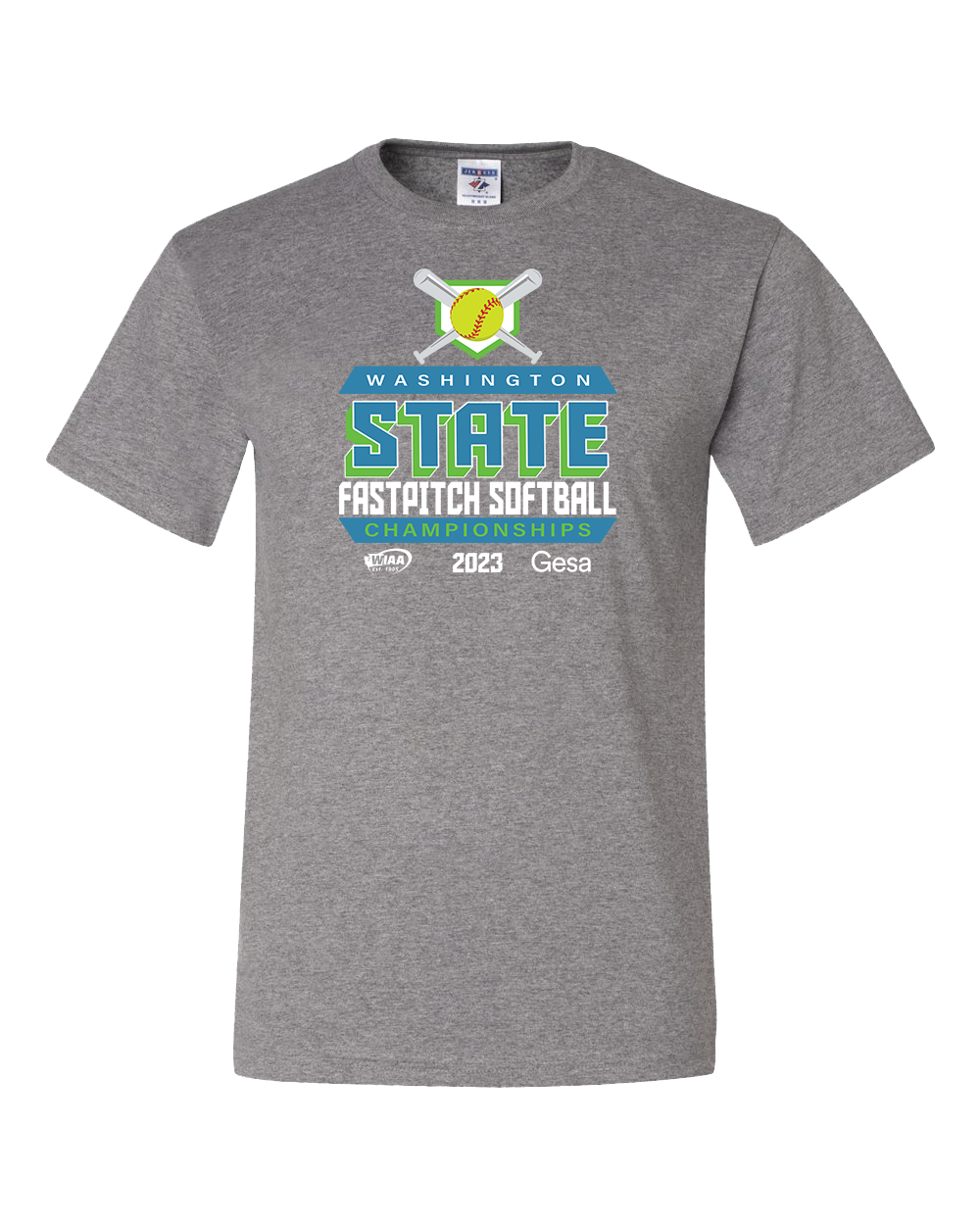 Short Sleeve- WIAA 2022-2023 State Championships - Light Grey