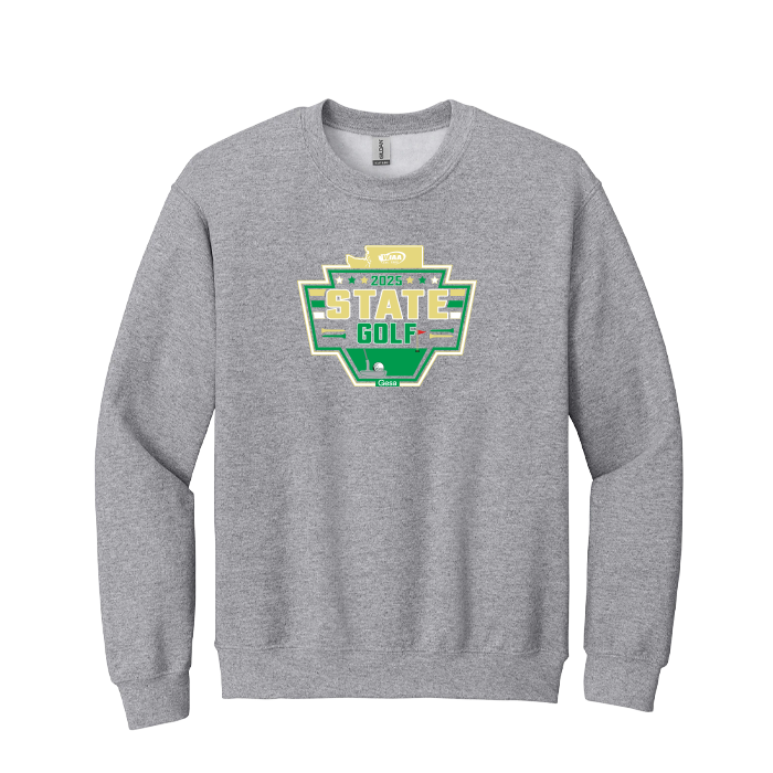 Crewneck - WIAA 2024-2025 State Championships - Light Grey