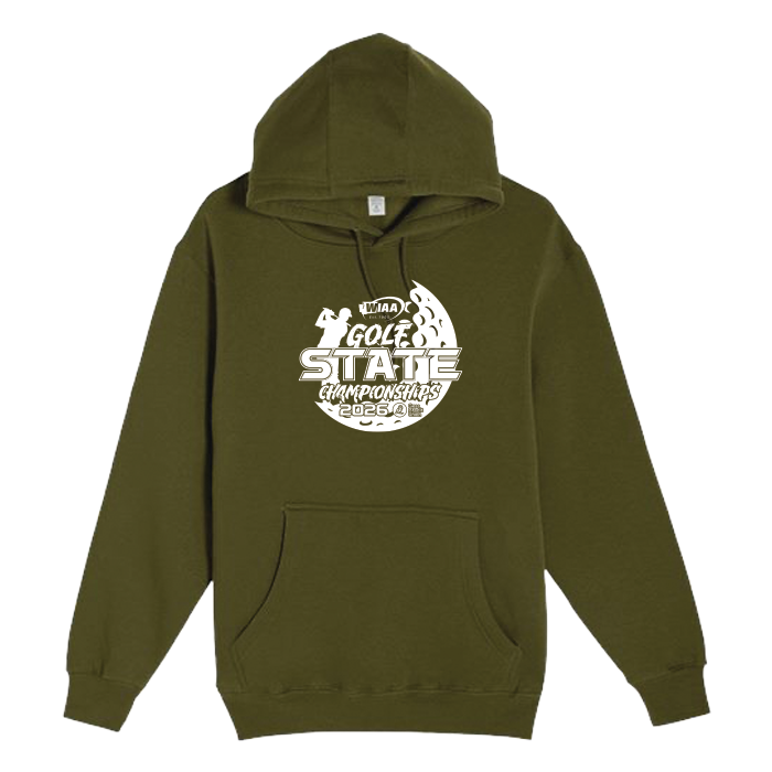 Premium Hoodie - WIAA 2026 State Golf - Army Green