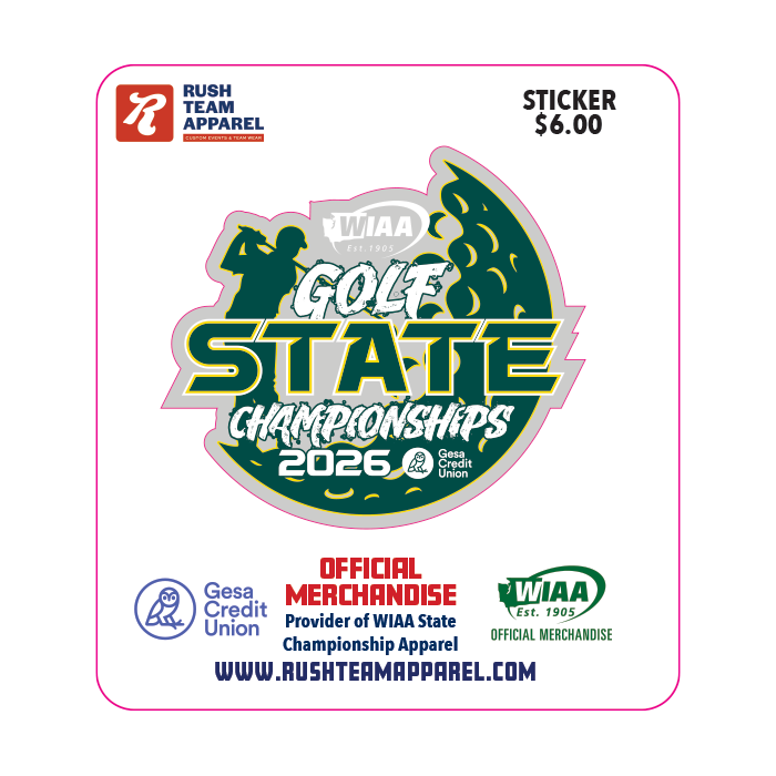 Sticker - WIAA 2026 State Golf