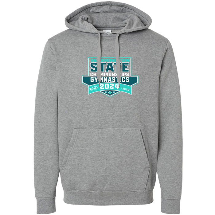 Hoodie - WIAA 2023-2024 State Championships - Light Grey