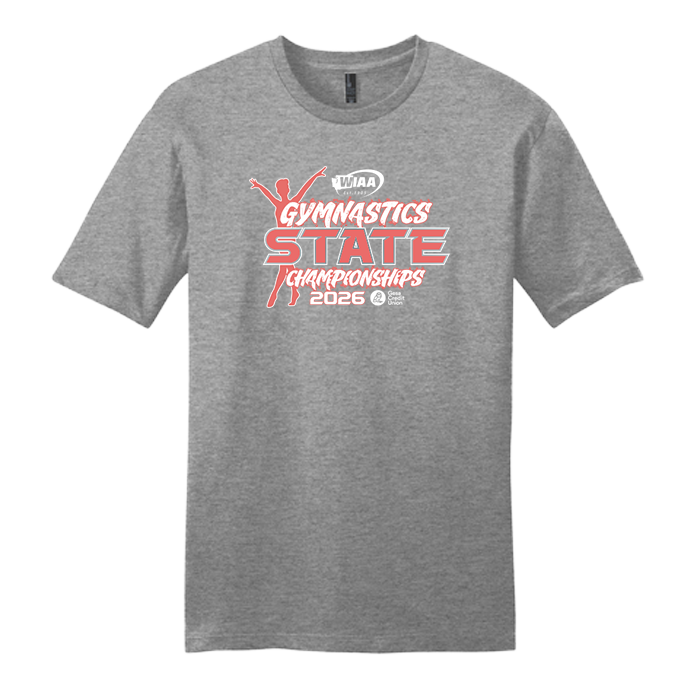 Short Sleeve - WIAA 2026 State Gymnastics - Grey Frost