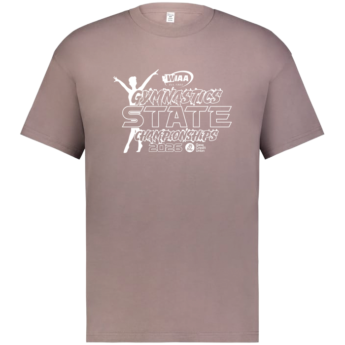 Oversize Short Sleeve - WIAA 2026 State Gymnastics - Shitake